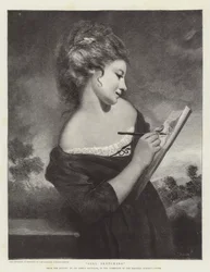 Mädchen beim Skizzieren